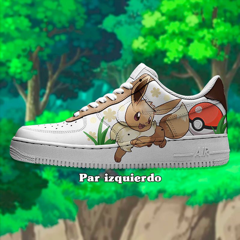 POKEMON Eevee x Pikachu Air Force 1 Shoes POKEMON Eevee x Pikachu Air Force 1 Shoes