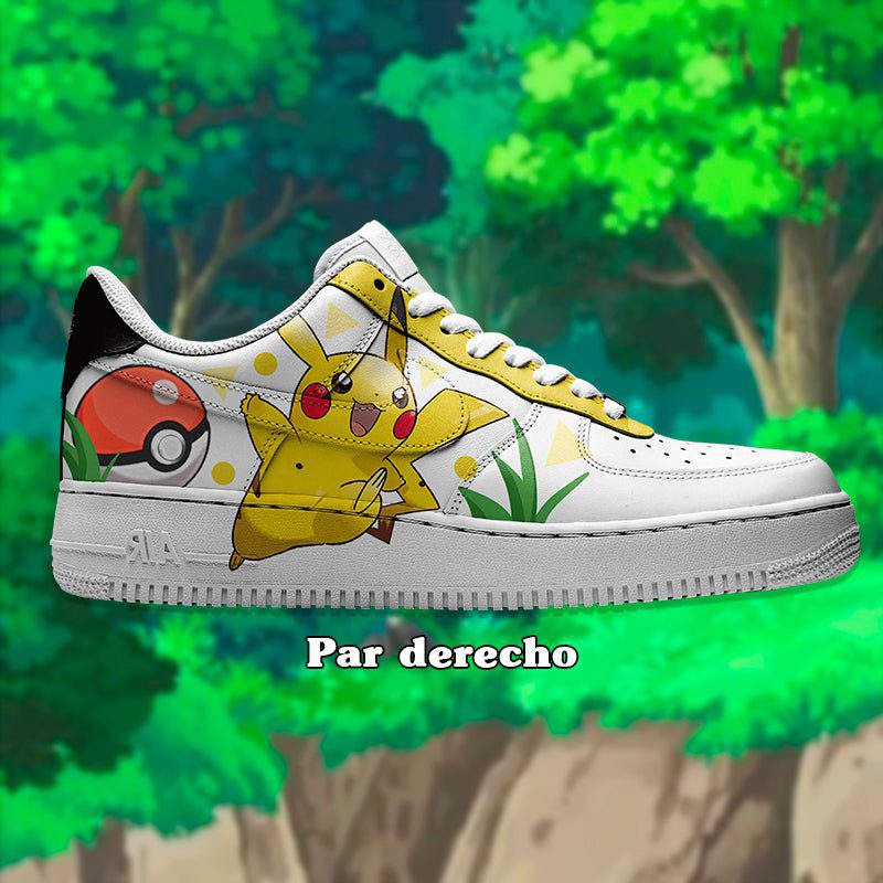 POKEMON Eevee x Pikachu Air Force 1 Shoes POKEMON Eevee x Pikachu Air Force 1 Shoes