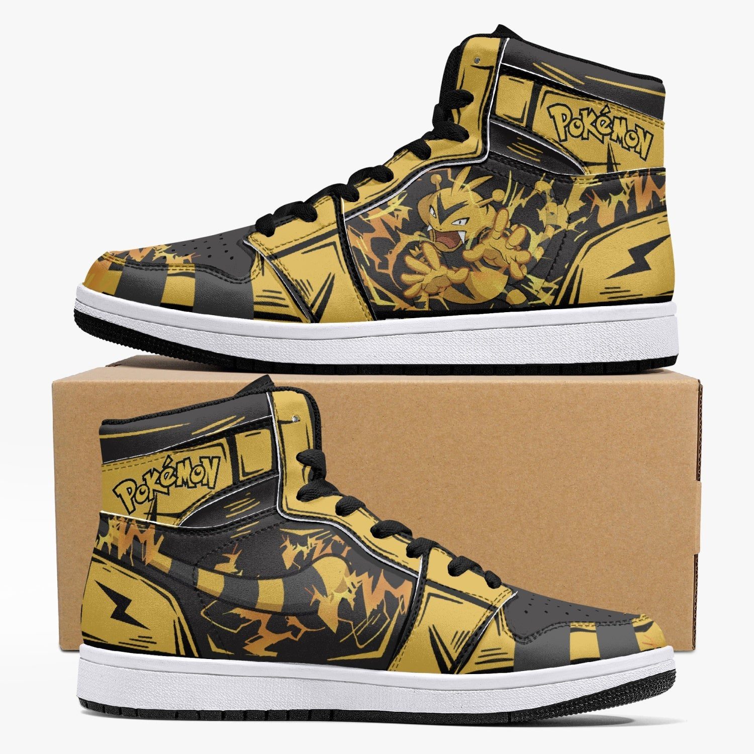 POKEMON Electrabuzz Air Jordan 1 High Sneakers POKEMON Electrabuzz Air Jordan 1 High Sneakers