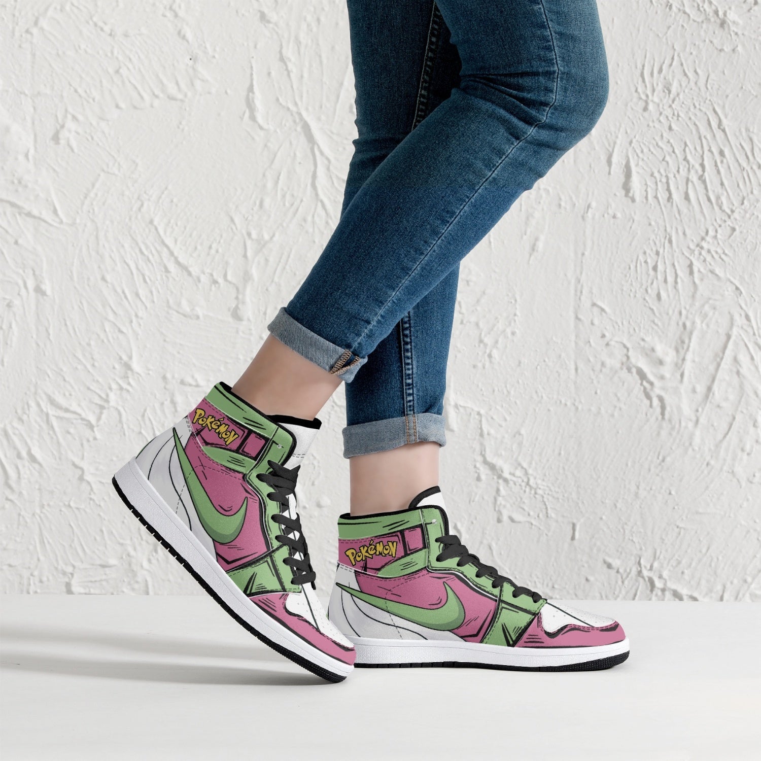 POKEMON Gardevoir Air Jordan 1 High Sneakers POKEMON Gardevoir Air Jordan 1 High Sneakers