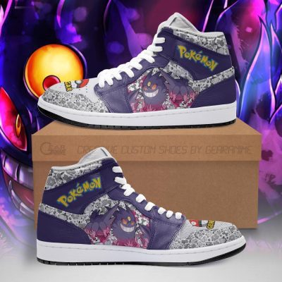 POKEMON Gengar Anime Air Jordan 1 High Sneakers