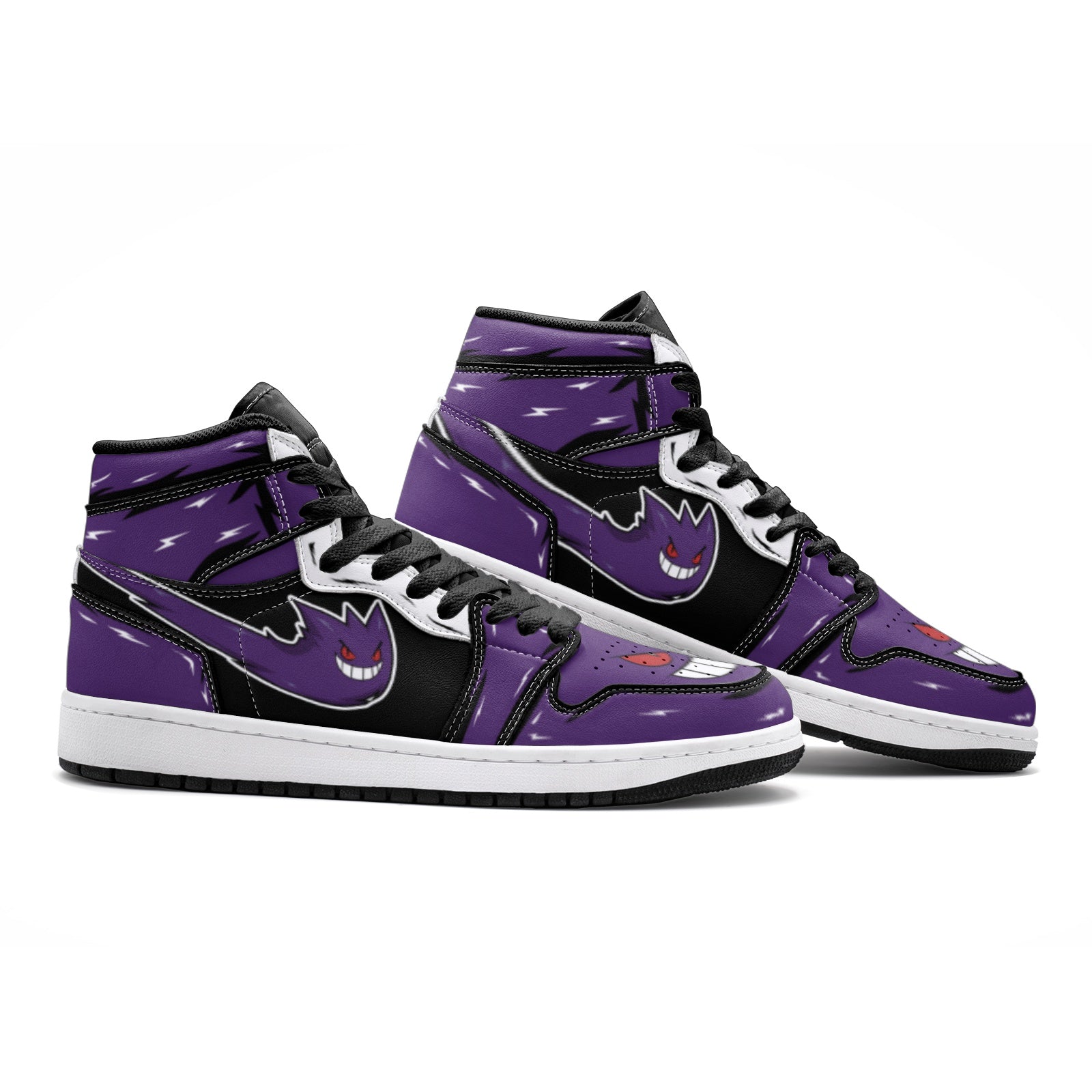 POKEMON Ghost Gengar Air Jordan 1 High Sneakers POKEMON Ghost Gengar Air Jordan 1 High Sneakers