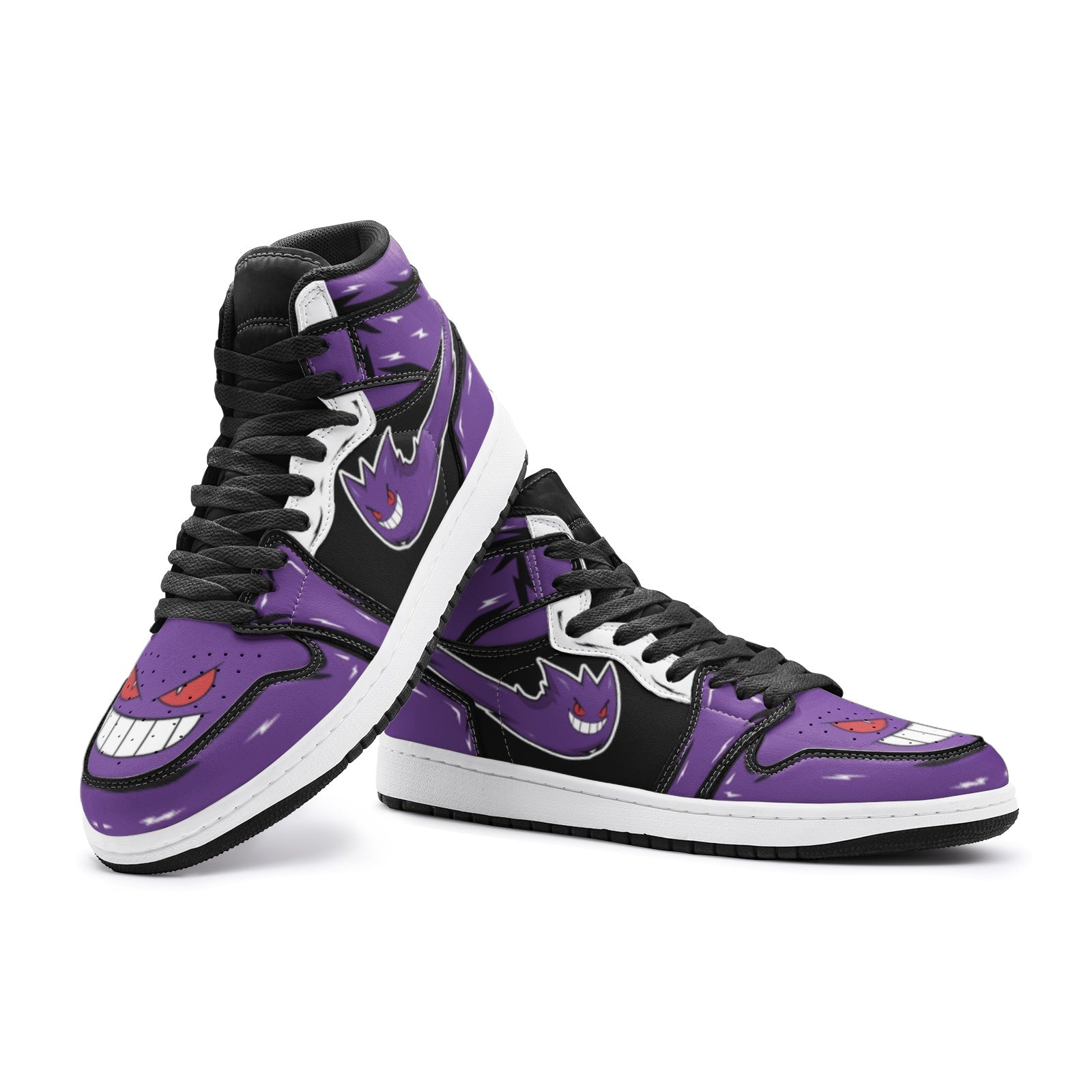 POKEMON Ghost Gengar Air Jordan 1 High Sneakers POKEMON Ghost Gengar Air Jordan 1 High Sneakers