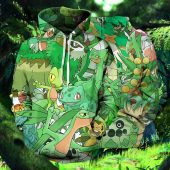POKEMON Grass Pullover Hoodie
