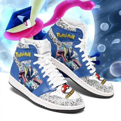 POKEMON Greninja Anime Air Jordan 1 High Sneakers