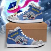 POKEMON Greninja Anime Air Jordan 1 High Sneakers