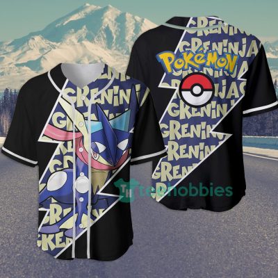 POKEMON Greninja Black Baseball Jersey