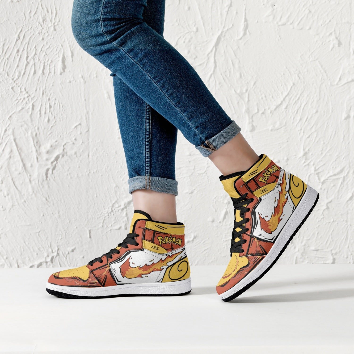POKEMON Infernape Air Jordan 1 High Sneakers POKEMON Infernape Air Jordan 1 High Sneakers