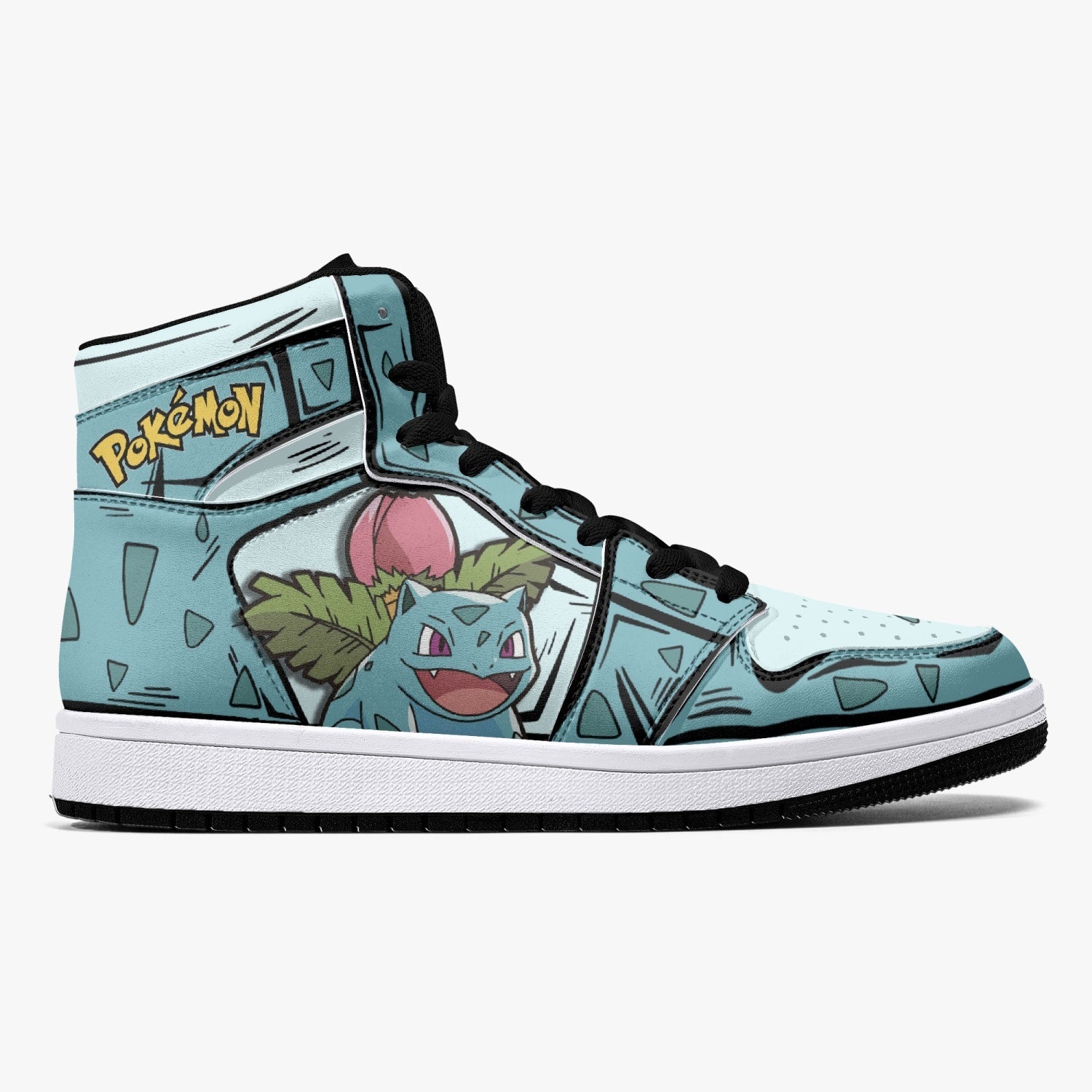 POKEMON Ivysaur Air Jordan 1 High Sneakers POKEMON Ivysaur Air Jordan 1 High Sneakers