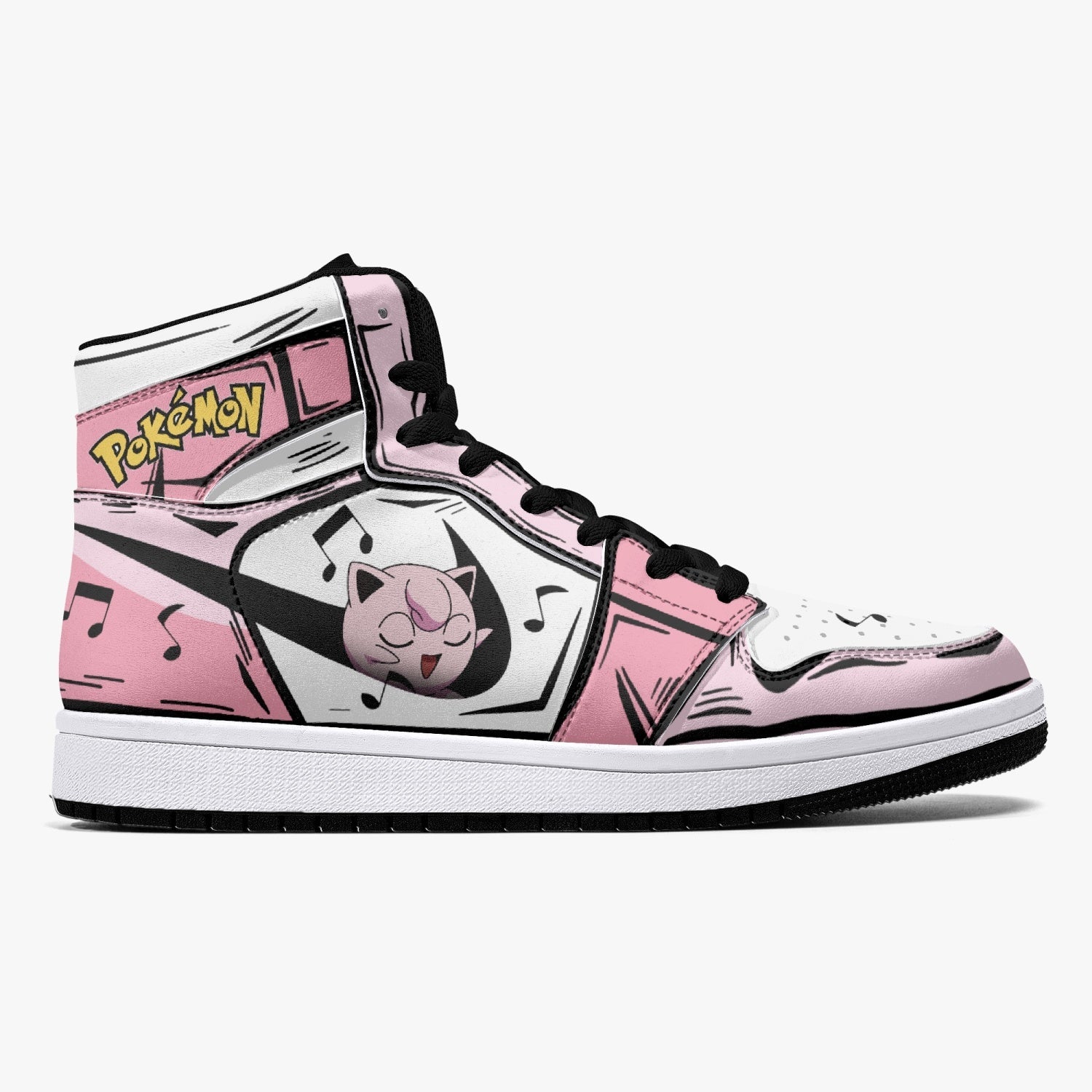 POKEMON Jigglypuff Air Jordan 1 High Sneakers POKEMON Jigglypuff Air Jordan 1 High Sneakers
