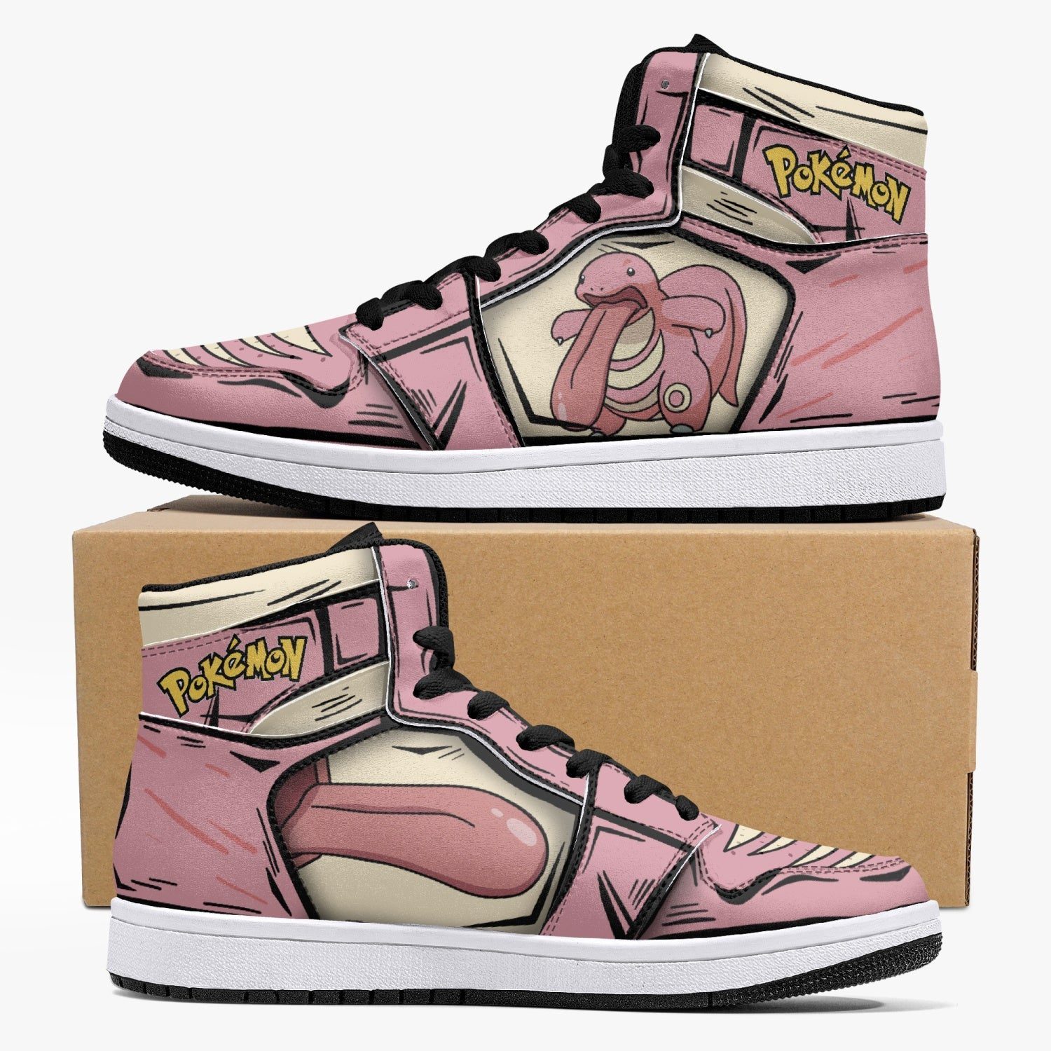 POKEMON Lickitung Air Jordan 1 High Sneakers POKEMON Lickitung Air Jordan 1 High Sneakers