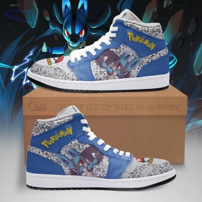 POKEMON Lucario Anime Air Jordan 1 High Sneakers