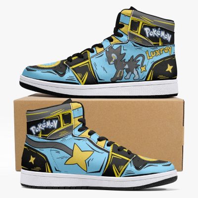 POKEMON Luxray Blue Air Jordan 1 High Sneakers