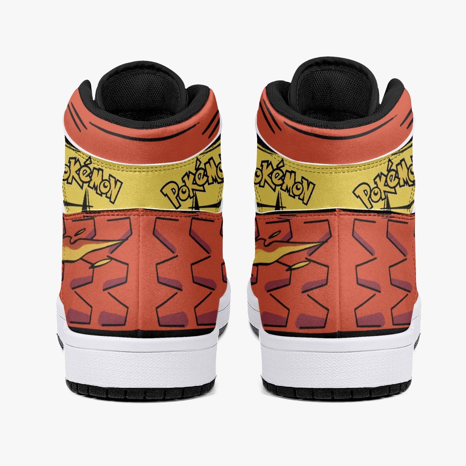 POKEMON Magmar Air Jordan 1 High Sneakers POKEMON Magmar Air Jordan 1 High Sneakers