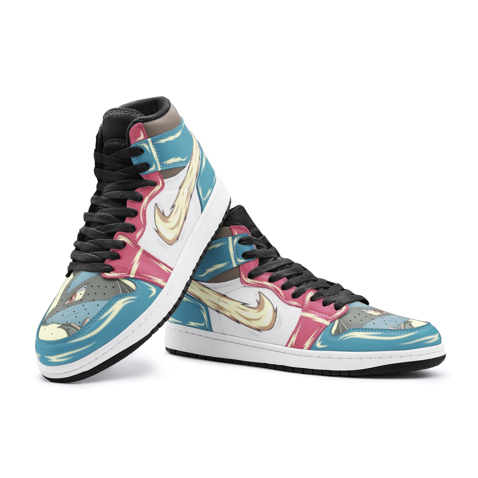 POKEMON Mega Lucario Air Jordan 1 High Sneakers POKEMON Mega Lucario Air Jordan 1 High Sneakers