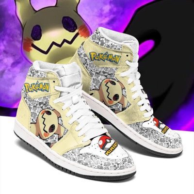 POKEMON Mimikyu Anime Air Jordan 1 High Sneakers