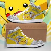 POKEMON Pikachu Anime Air Jordan 1 High Sneakers