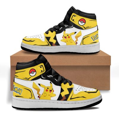 POKEMON Pikachu Anime Lover Air Jordan 1 High Sneakers