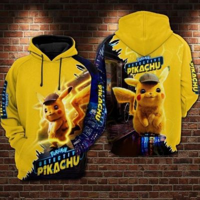 POKEMON Pikachu Detective Pullover Hoodie