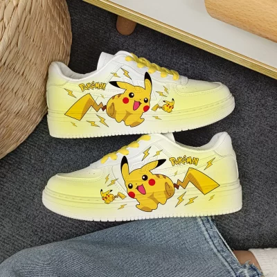 POKEMON Pikachu Yellow Air Force 1 Shoes