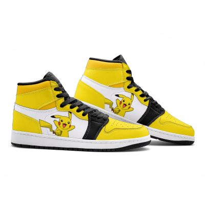 POKEMON Pikachu Yellow Air Jordan 1 High Sneakers