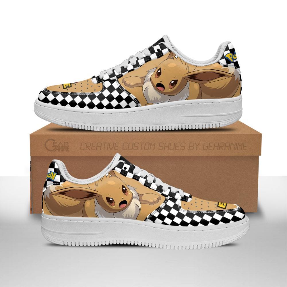 POKEMON Poke Eevee Air Force 1 Shoes POKEMON Poke Eevee Air Force 1 Shoes