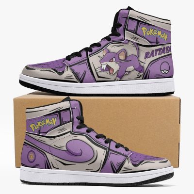 POKEMON Rattata Air Jordan 1 High Sneakers