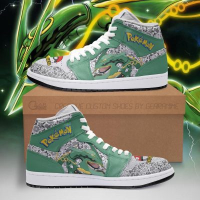 POKEMON Rayquaza Anime Air Jordan 1 High Sneakers