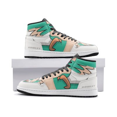 POKEMON Rowlet Air Jordan 1 High Sneakers