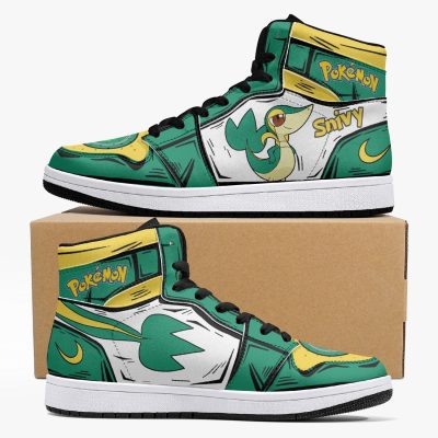POKEMON Snivy Air Jordan 1 High Sneakers