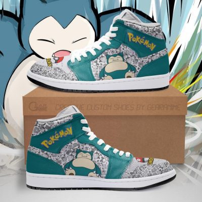 POKEMON Snorlax Anime Air Jordan 1 High Sneakers