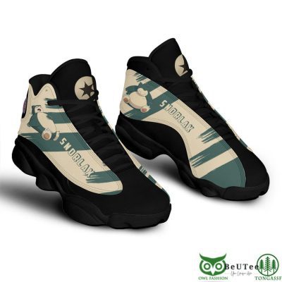 POKEMON Snorlax Black Air Jordan 13 Shoes