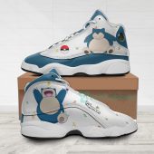 POKEMON Snorlax White Air Jordan 13 Shoes