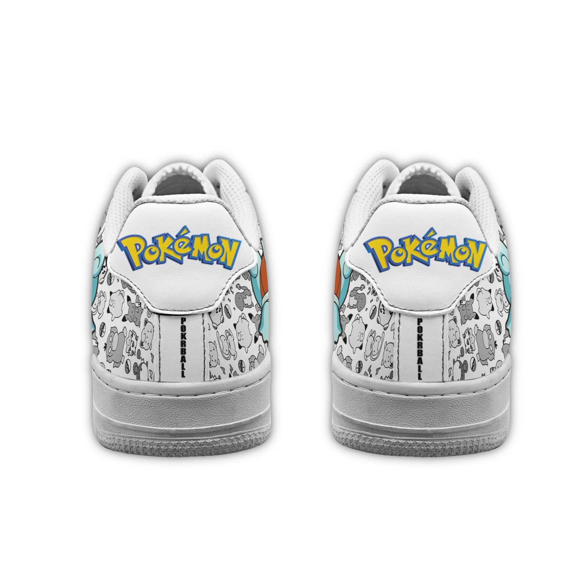 POKEMON Squirtle Air Force 1 Shoes POKEMON Squirtle Air Force 1 Shoes