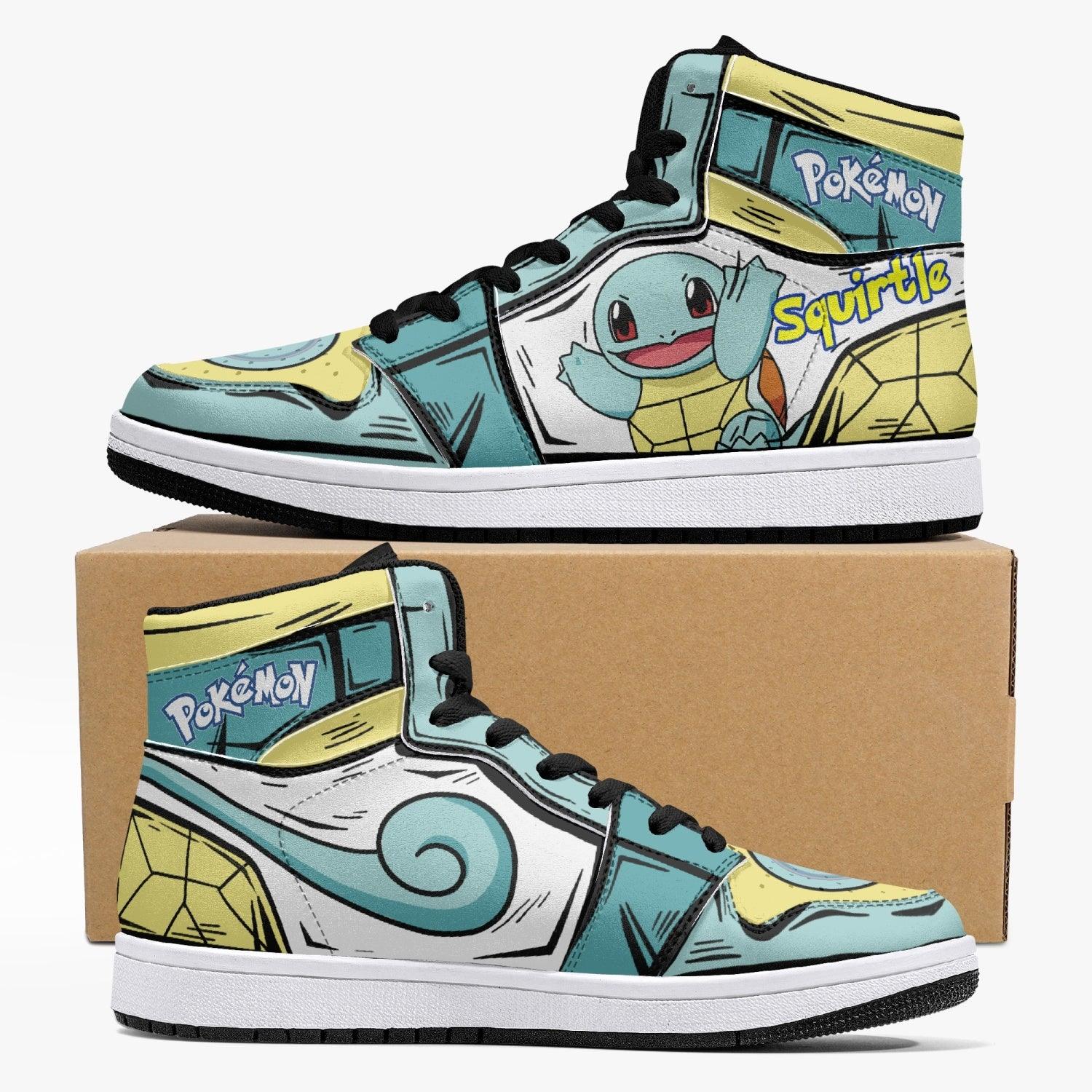 POKEMON Squirtle Air Jordan 1 High Sneakers POKEMON Squirtle Air Jordan 1 High Sneakers