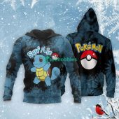 POKEMON Squirtle Anime Pullover Hoodie