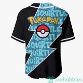 Pokemon Squirtle Black Blue Baseball Jersey Back.jpg - demo10