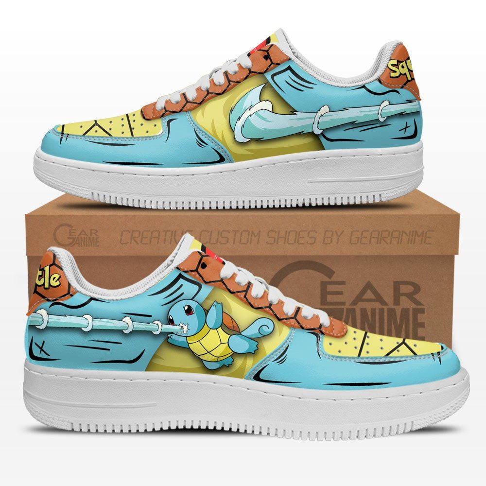 POKEMON Squirtle Limited Edition Air Force 1 Shoes POKEMON Squirtle Limited Edition Air Force 1 Shoes