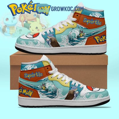POKEMON Squirtle New Design Air Jordan 1 High Sneakers