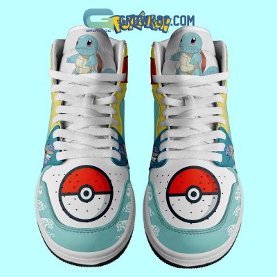 POKEMON Squirtle New Design Air Jordan 1 High Sneakers