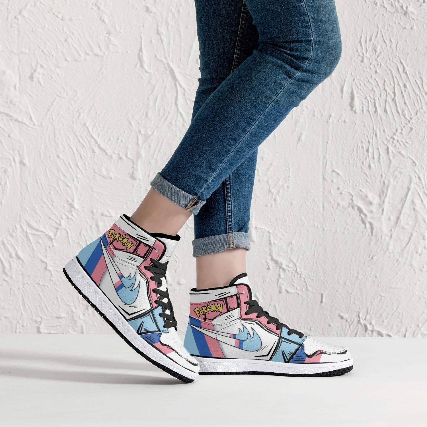 POKEMON Sylveon Air Jordan 1 High Sneakers POKEMON Sylveon Air Jordan 1 High Sneakers