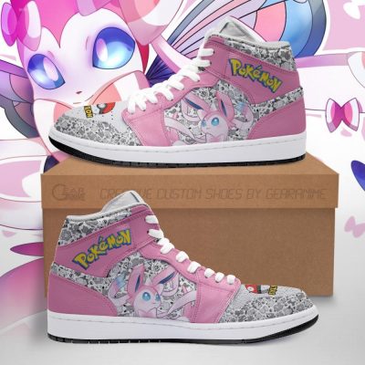 POKEMON Sylveon Anime Air Jordan 1 High Sneakers