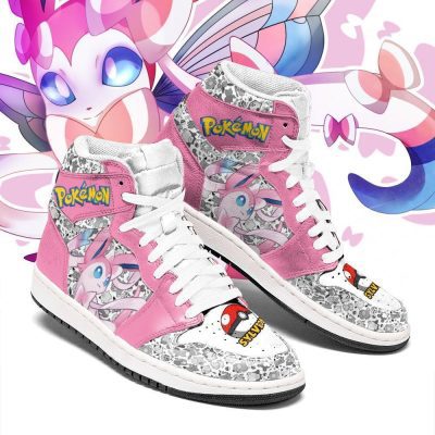 POKEMON Sylveon Anime Air Jordan 1 High Sneakers
