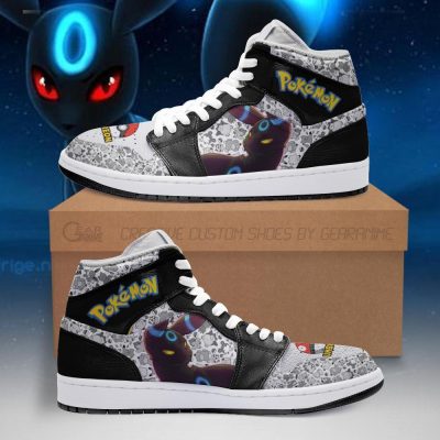 POKEMON Umbreon Anime Air Jordan 1 High Sneakers