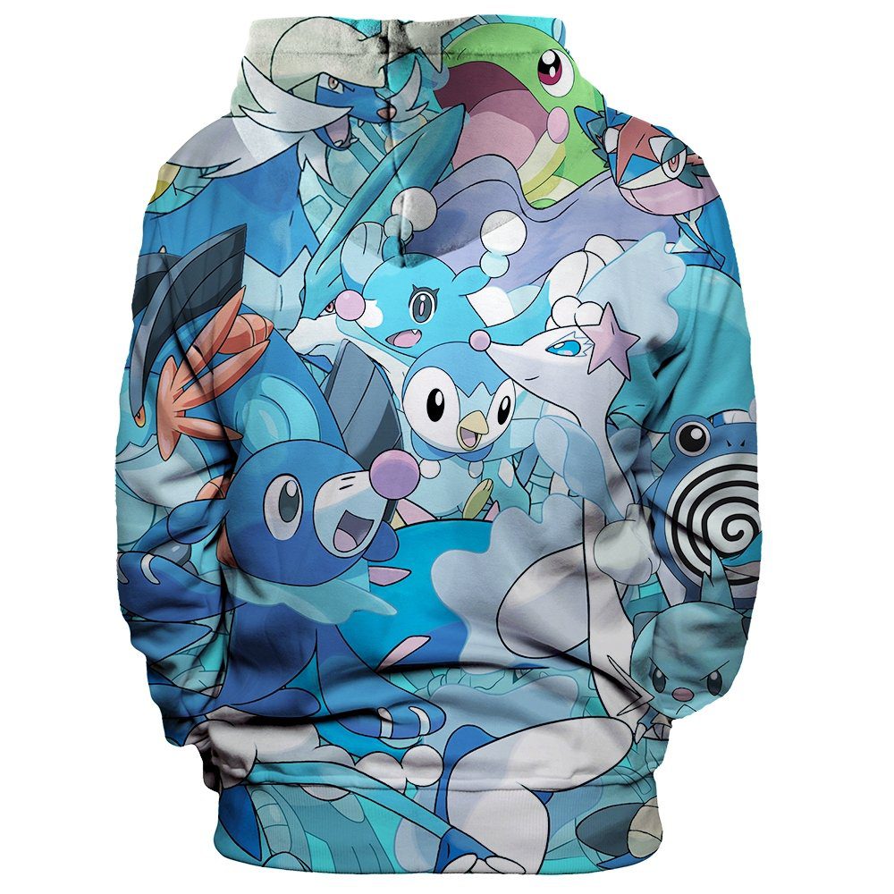 POKEMON Water Pullover Hoodie POKEMON Water Pullover Hoodie