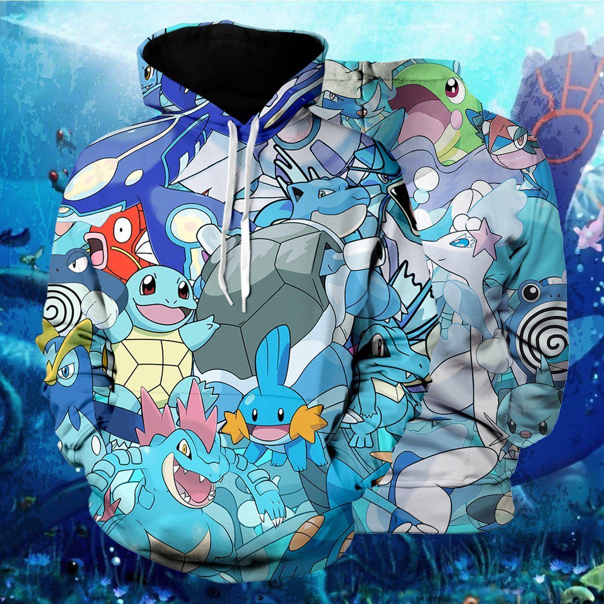 POKEMON Water Pullover Hoodie POKEMON Water Pullover Hoodie