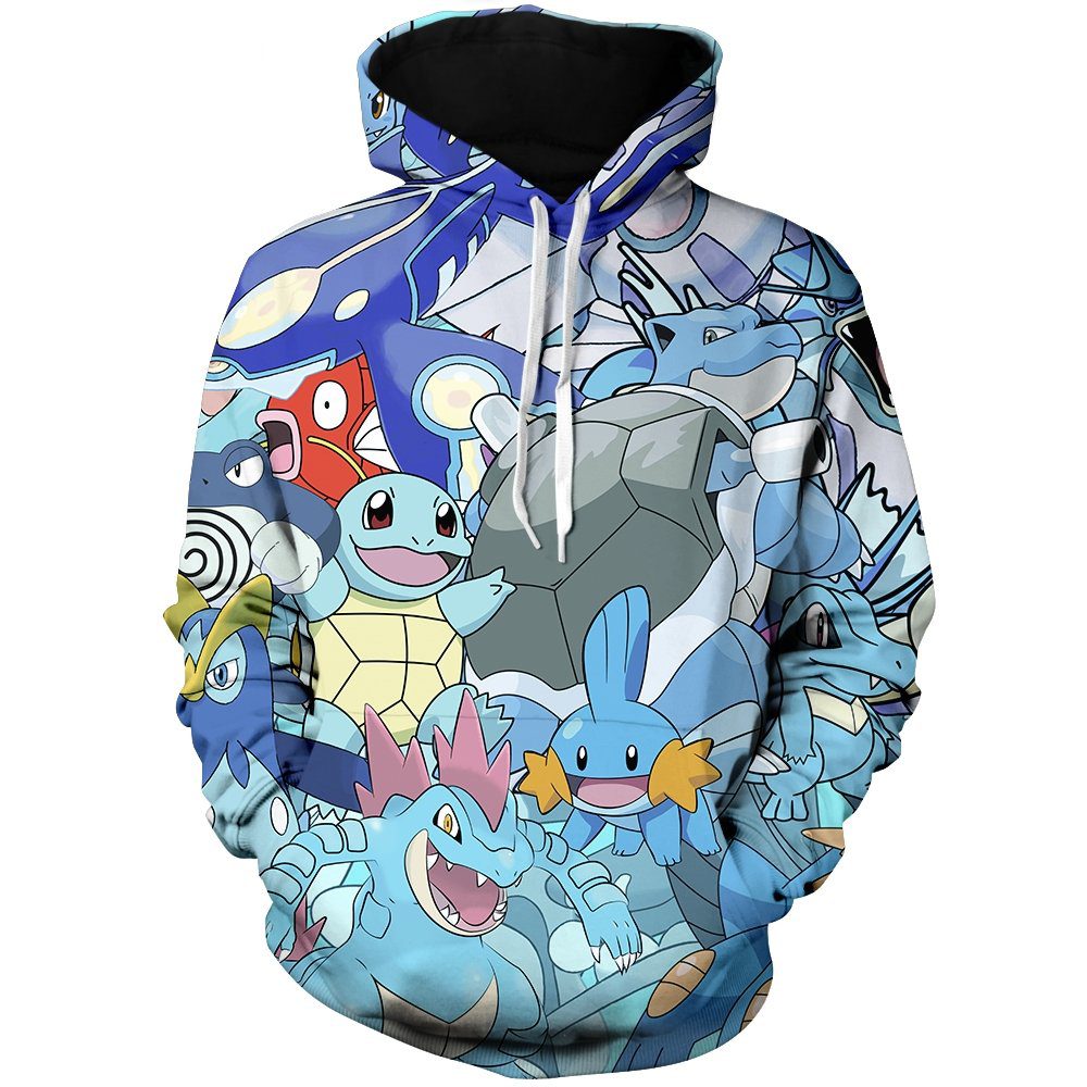 POKEMON Water Pullover Hoodie POKEMON Water Pullover Hoodie