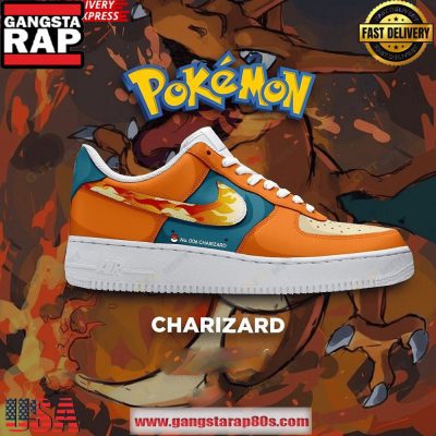 Pok?mon Charizard Special Air Force 1 Running Sneakers Shoes
