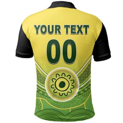 (Custom Personalised And Number) Australia Cricket Men's T20 World Cup Polo Shirt