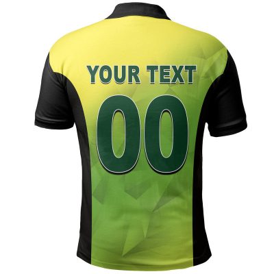(Custom Personalised And Number) Australia Cricket Polo Shirt Replica T20